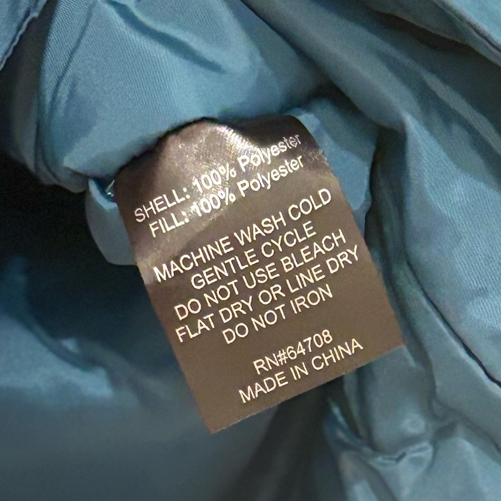 NWT [Mark Russo] Teal Insulated Full-Zip Outdoor Coat Jacket Women’s Medium - Picture 11 of 11